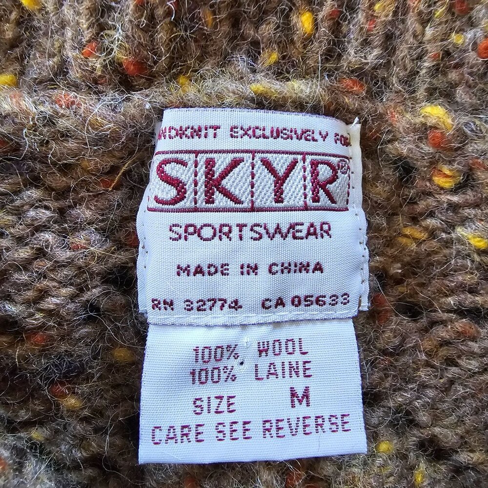 SKYR Wool Women's Sweater Cardigan many Textures Detail Button stitching size M - Picture 9 of 13